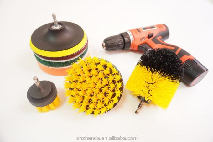 3パックの自動カー ウォッシュのドリルのブラシ セット 8