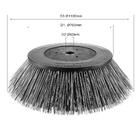 Powerful Large Road Sweeper Side Brush PP Or Steel Filament
